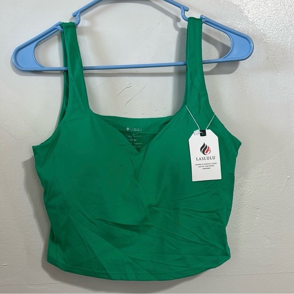 Laslulu Emerald Green Bra Top Large. New - Picture 4 of 4